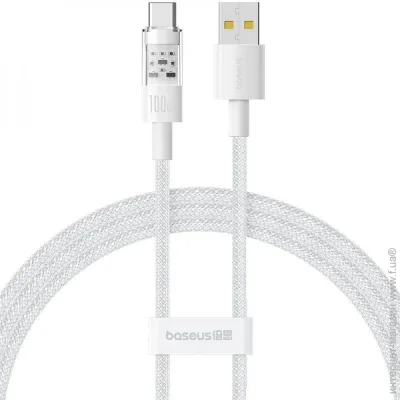  Baseus Gem Fast-Charging Type-C 100W 1m white (P10373002211-00)