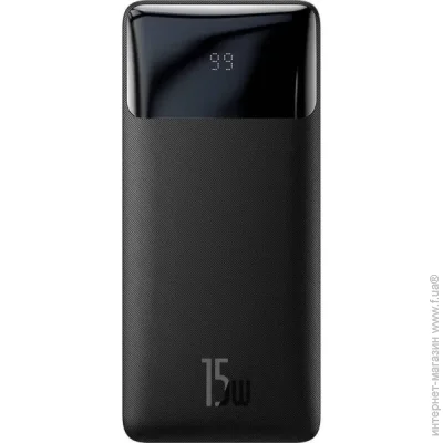  Baseus   Bipow Digital Display Power bank 10000mAh 15W Overseas Edition PPBD050001Black (2001217050)