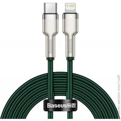 Baseus  Cafule metal Type-C to Lightning PD 20W 2M  (CATLJK-B06)