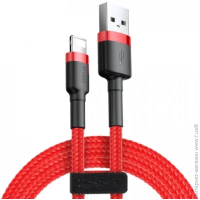 Baseus  Cafule Series Cable USB to Lightning 2A 3m CALKLF-R09 Red (2376888651)