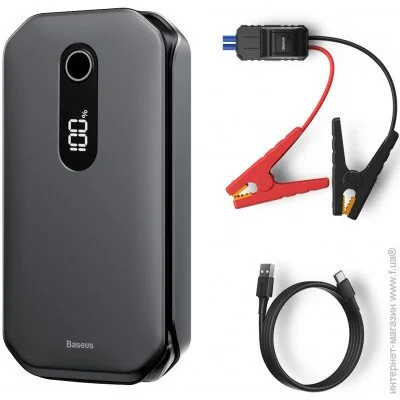 -  Baseus Car Jamp Starter Super Energy Pro 3in1 12V 12000mAh Black (CRJS03-01)