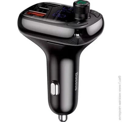 Baseus FM-  T Shaped S-13 Car Bluetooth MP3 Player (PPS Fast Charger Edition) CCMT000101 B (2365282525)