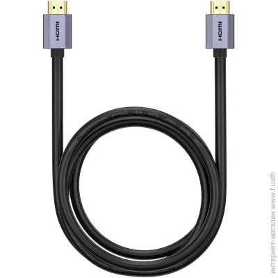 Baseus  High Definition Series Graphene Cable HDMI to HDMI 4K Adapter 1.5m WKGQ020101 Black (2021712188)
