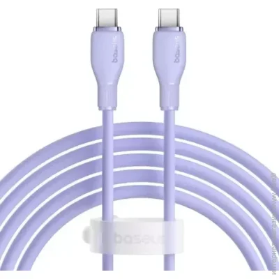 Baseus  Pudding Series Fast Charging Cable Type-C to Type-C 100W 2m P10355702511-01 Purple (2378361687)