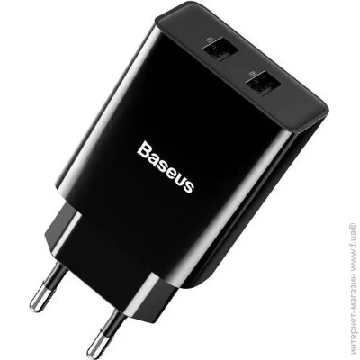   Baseus Speed Mini 2USB 2.1A CCFS-R01 Black