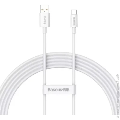 Baseus  Superior Series Fast Charging Cable USB to Type-C 100W 1m P10320102214-01 White (2379150116)