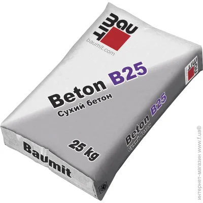 Baumit Бетон сухий Beton B25, 25 кг Baumit Бетон сухий Beton B25, 25 кг