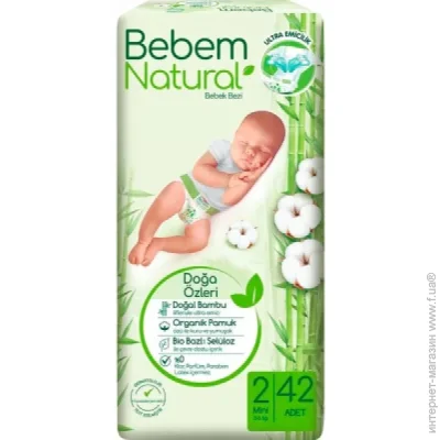 ϳ Bebem Natural Mini  2 (3-6 ) 42  (8690536806003)