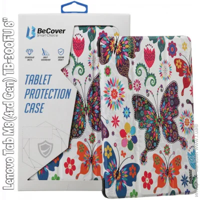 - BeCover Smart Case  Lenovo Tab M8 (4rd Gen) TB-300FU 8" Butterfly (709215)