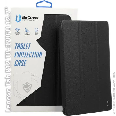     BeCover Smart Case Lenovo Tab P12 TB-370FU 12.7" Black (709878)