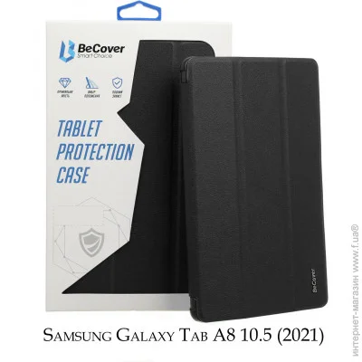  - BeCover Smart Case  Samsung Galaxy Tab A8 10.5 (2021) SM-X200 / SM-X205 Black (707261)