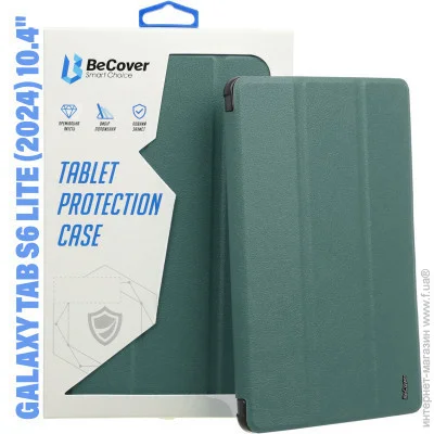  - BeCover Smart Case Samsung Galaxy Tab S6 Lite (2024) 10.4" P620/P625/P627 Dark Green (710819)
