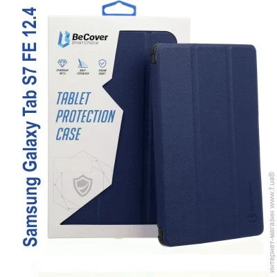  - BeCover Smart Case  Samsung Galaxy Tab S7 FE 12.4 SM-T735 Deep Blue (706700)