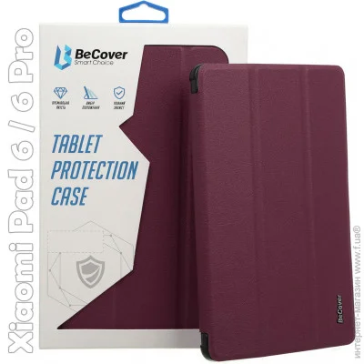 - BeCover Smart Case  Xiaomi Mi Pad 6 / 6 Pro 11" Red Wine (709503)