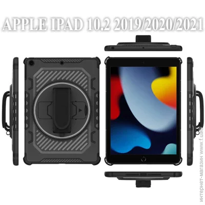   - Mecha Becover  Apple iPad 10.2 2019/2020/2021 Black (709933)