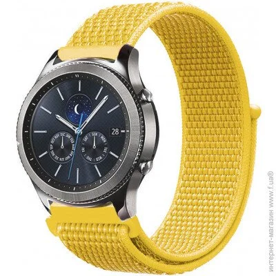  Nylon Style BeCover  Motorola Moto 360 2nd Gen. Men"s Yellow (705852)