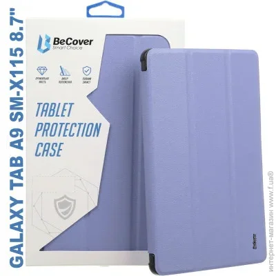  - Soft Edge BeCover     Samsung Galaxy Tab A9 SM-X115 8.7" Purple (710360)