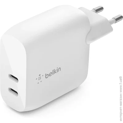   Belkin Boost Up Charge Dual 40W White (WCB006VFWH)