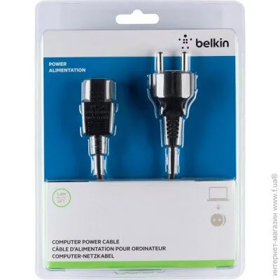   Belkin Schuko-C13 1.8, black (F3A225CP1.8M-P)