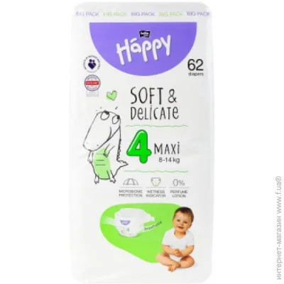  Bella Extra Soft&Delicate Baby Happy  4 (62 ) (8-14 ) (5900516605445)