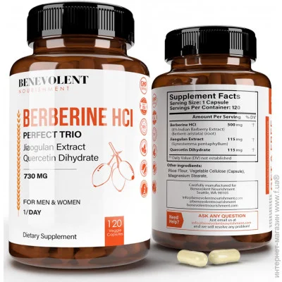   Benevolent Nourishment     Berberine HCL 120 