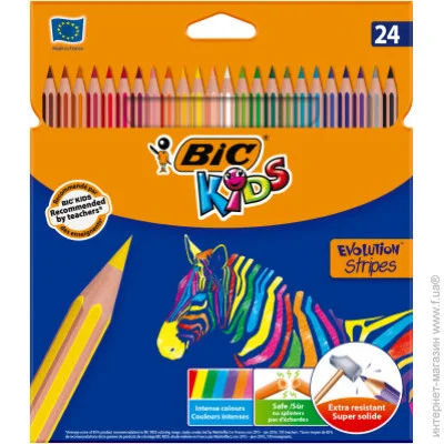 BIC   Evolution Stripes, 24 . (bc950525)