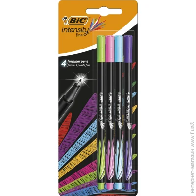 BIC Фломастер " Intensity Fun", 4шт в блистере (bc942076) BIC Фломастер " Intensity Fun", 4шт в блистере (bc942076)