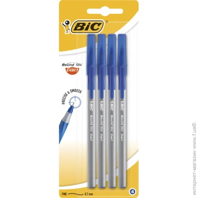  BIC    Round Stic Exact 4 . 