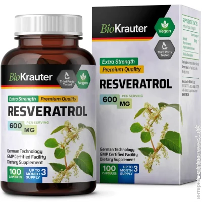   Bio Krauter  -     Resveratrol 100  (4384308591)