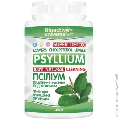   Bioactive Universe Psillium Super Detox 200 g /40 servings/ (000026475)
