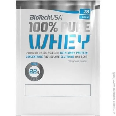  BioTech 100% Pure Whey 28 g /1 servings/ Banana (000000313)