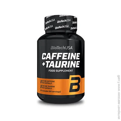   BioTech Caffeine + Taurine, 60 