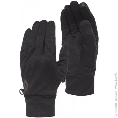  Black Diamond  LightWeight Wooltech Gloves Antracite L (1033-BD 801006.0001-L)
