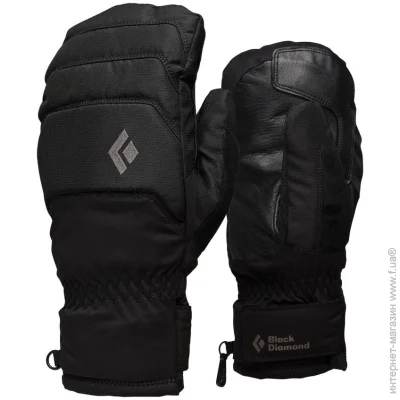 Black Diamond Mission MX Mitts   (Black, M) (BD 8010830002MED1)