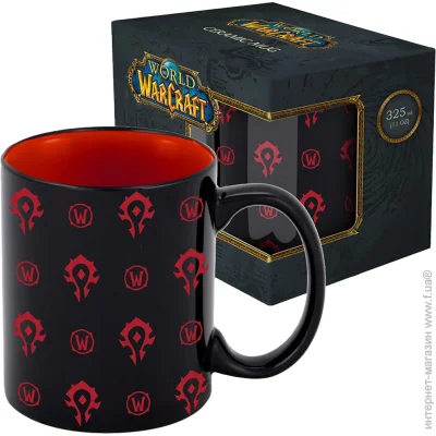  Blizzard  WORLD OF WARCRAFT Horde pattern () 330  (FWWMUG24BKHOR0001) - 
