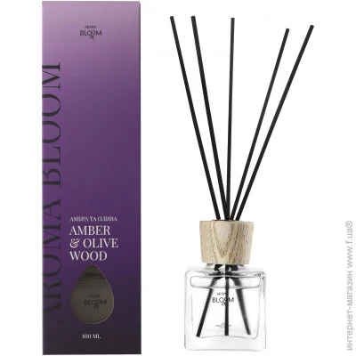 Bloom  Amber & Olive wood 100 
