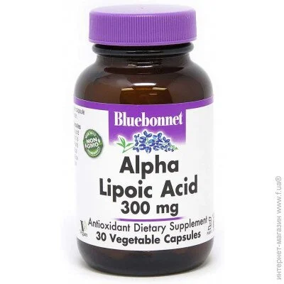   Bluebonnet Nutrition   Alpha Lipoic Acid 300  30  (4384302956)
