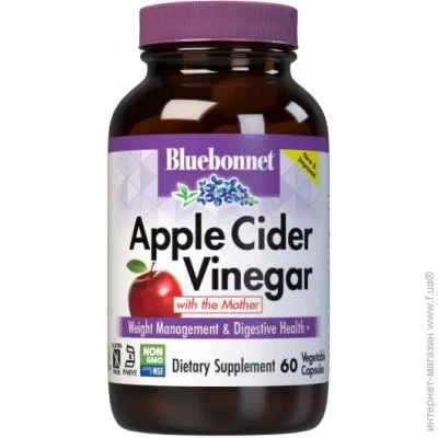   Bluebonnet Nutrition   Bluebonnet Apple Cider Vinegar, 60 