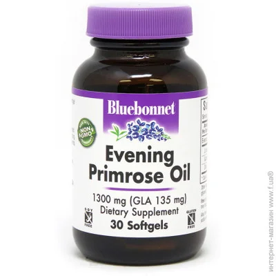   Bluebonnet Nutrition   Bluebonnet Evening Primrose Oil 1300 mg, 30 