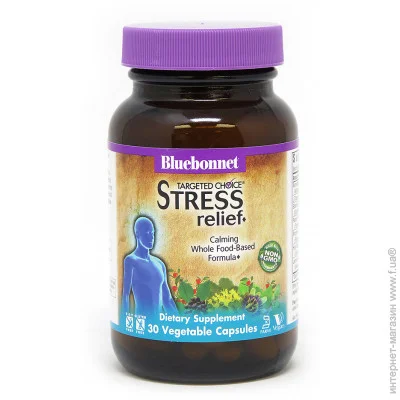   Bluebonnet Nutrition   Bluebonnet Targeted Choice Stress Relief, 30 