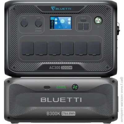  BLUETTI AC300 +  battery module B300K