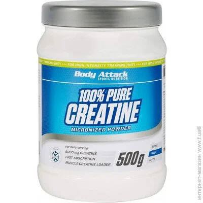 Body Attack  100% Pure Creatine 500  (4384303680)