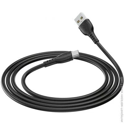 Borofone BX51 Triumph USB Type-C 3A 1m Black (BX51CB)