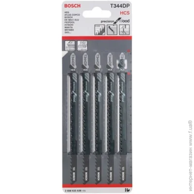  Bosch 5   T 344 DP Precision for Wood, HCS (2608633A36)