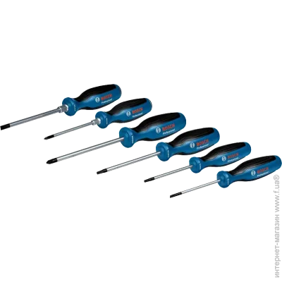     Bosch    6  SL/PH/PZ/TX (1600A02CV3)   (Slotted),  (Phillips),    (Pozidriv),  (Torx)