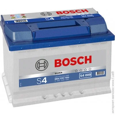   Bosch 74Ah (+ /-) S4009 (680EN) (0092S40090)
