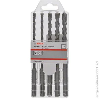  Bosch   SDS plus-1 6/6/8/10/12x160 (2608579120)