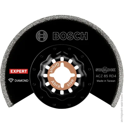 Bosch   Starlock Grout & Abrasive ACZ85RD4 (2608900034)
