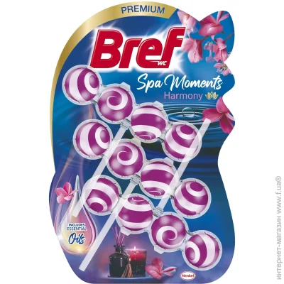 Блок с чистящим средством Bref Spa Moments Гармония Триопак 2913592 Блок с чистящим средством Bref Spa Moments Гармония Триопак 2913592