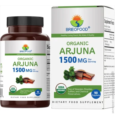   Brieofood  -     -  Organic Arjuna 1500mg 90  (4384308293)